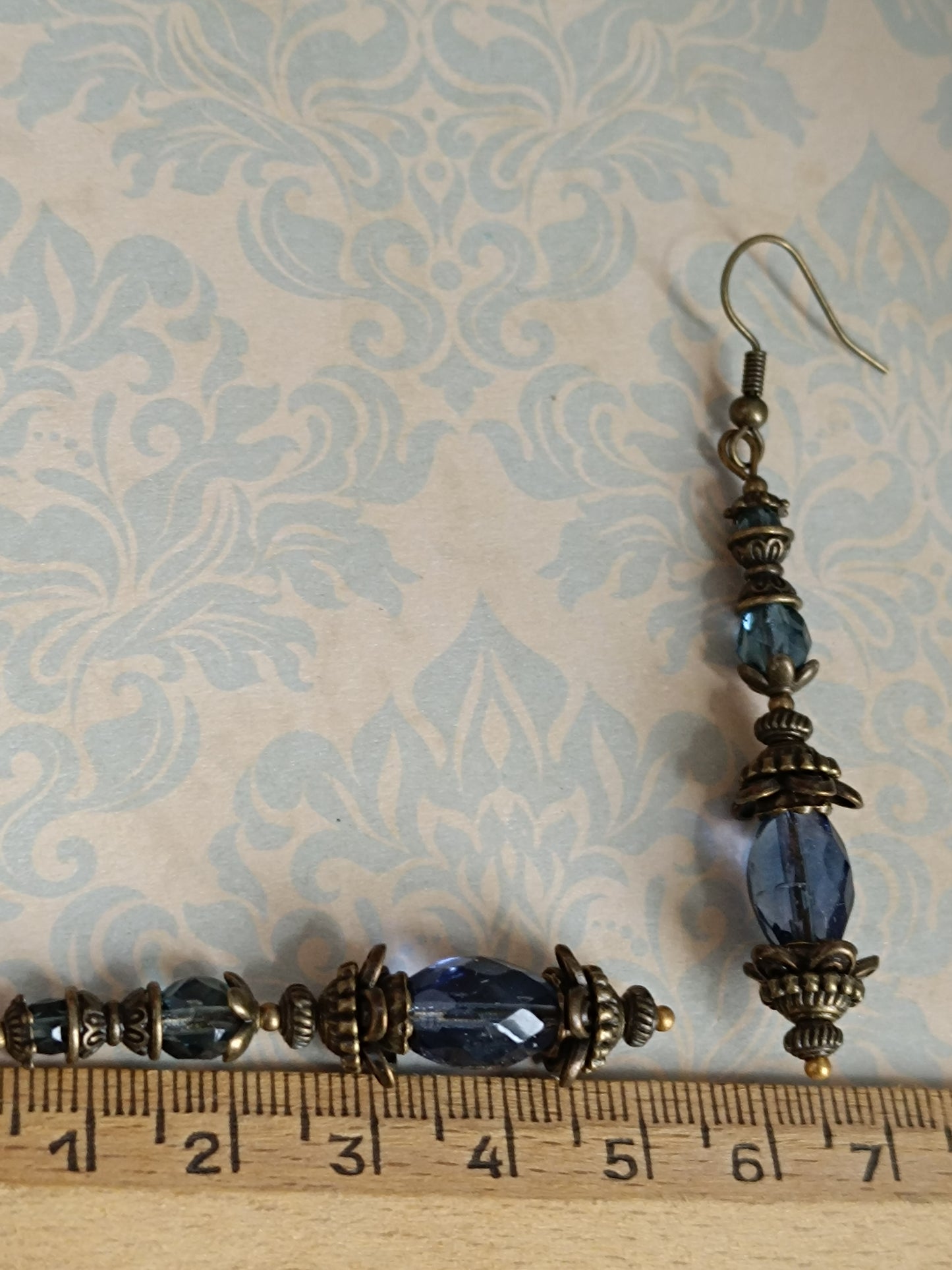 Boucles d'oreilles Montana Précieuse - Perles Verre Tchèque Bronze