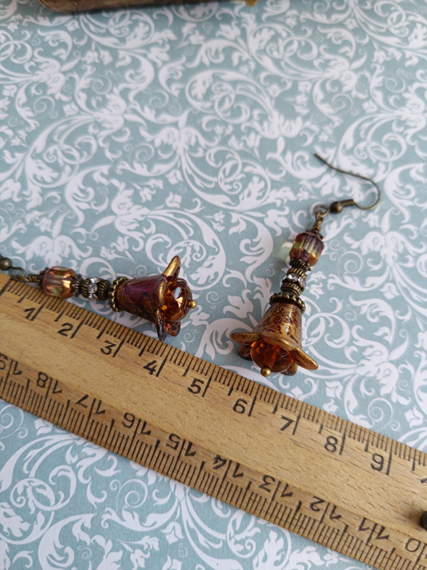 Boucles d'oreilles pendantes – Clochettes champêtres féeriques