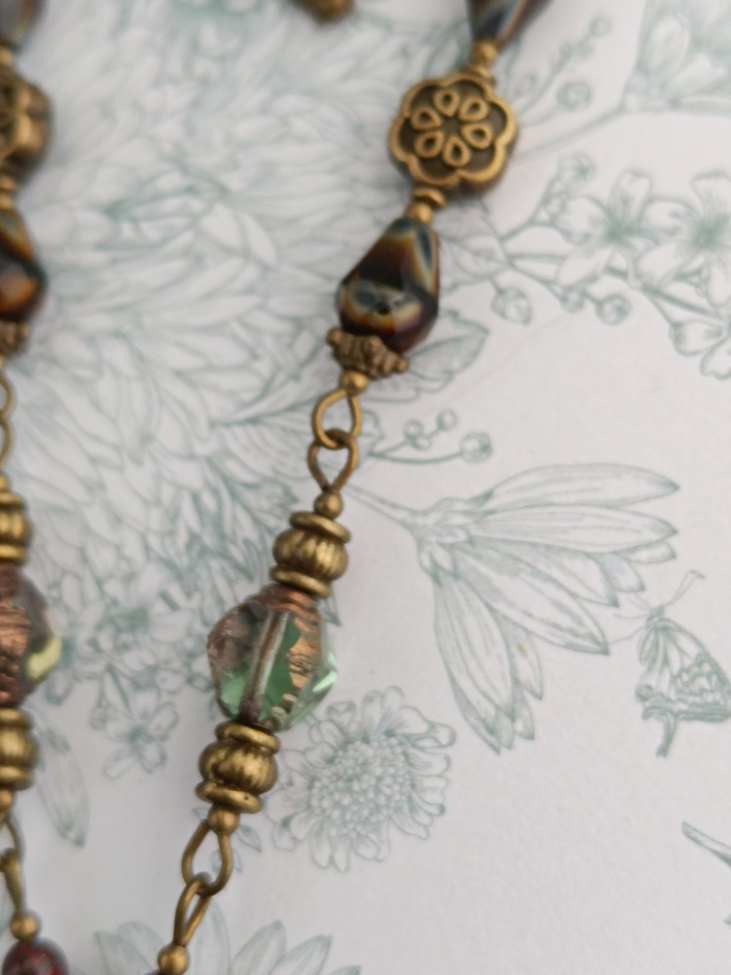 Collier Fillette et Poupée - Cabochon Vintage Gothique