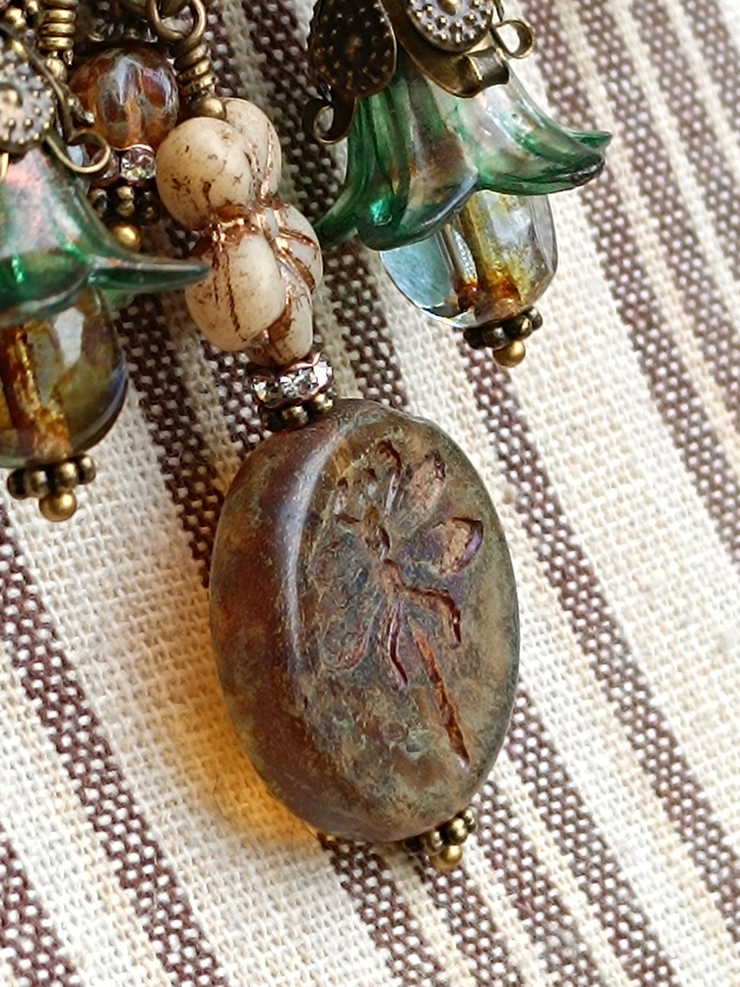 Parure Féérie Botanique – Libellule des Bois Enchantés