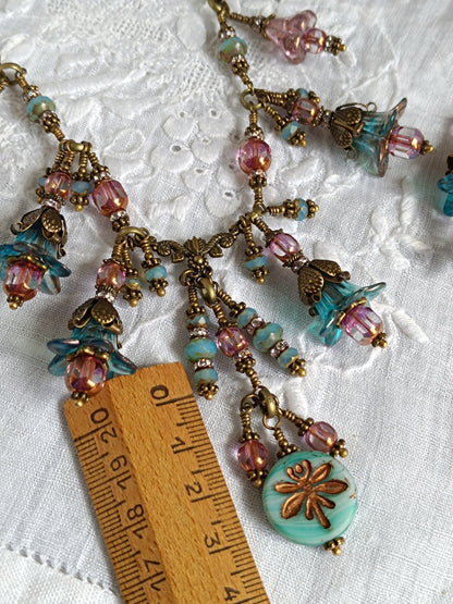 Parure Féerie Botanique – Libellule Enchantée