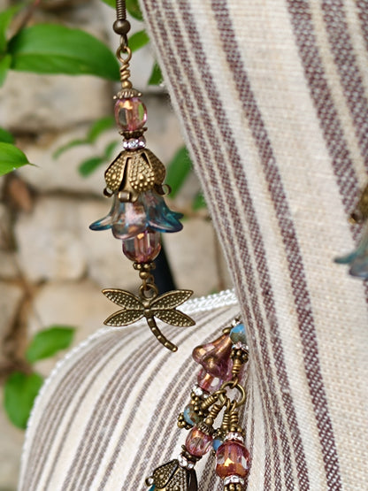 Parure Féerie Botanique – Libellule Enchantée