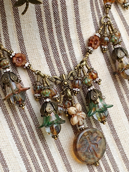 Parure Féérie Botanique – Libellule des Bois Enchantés