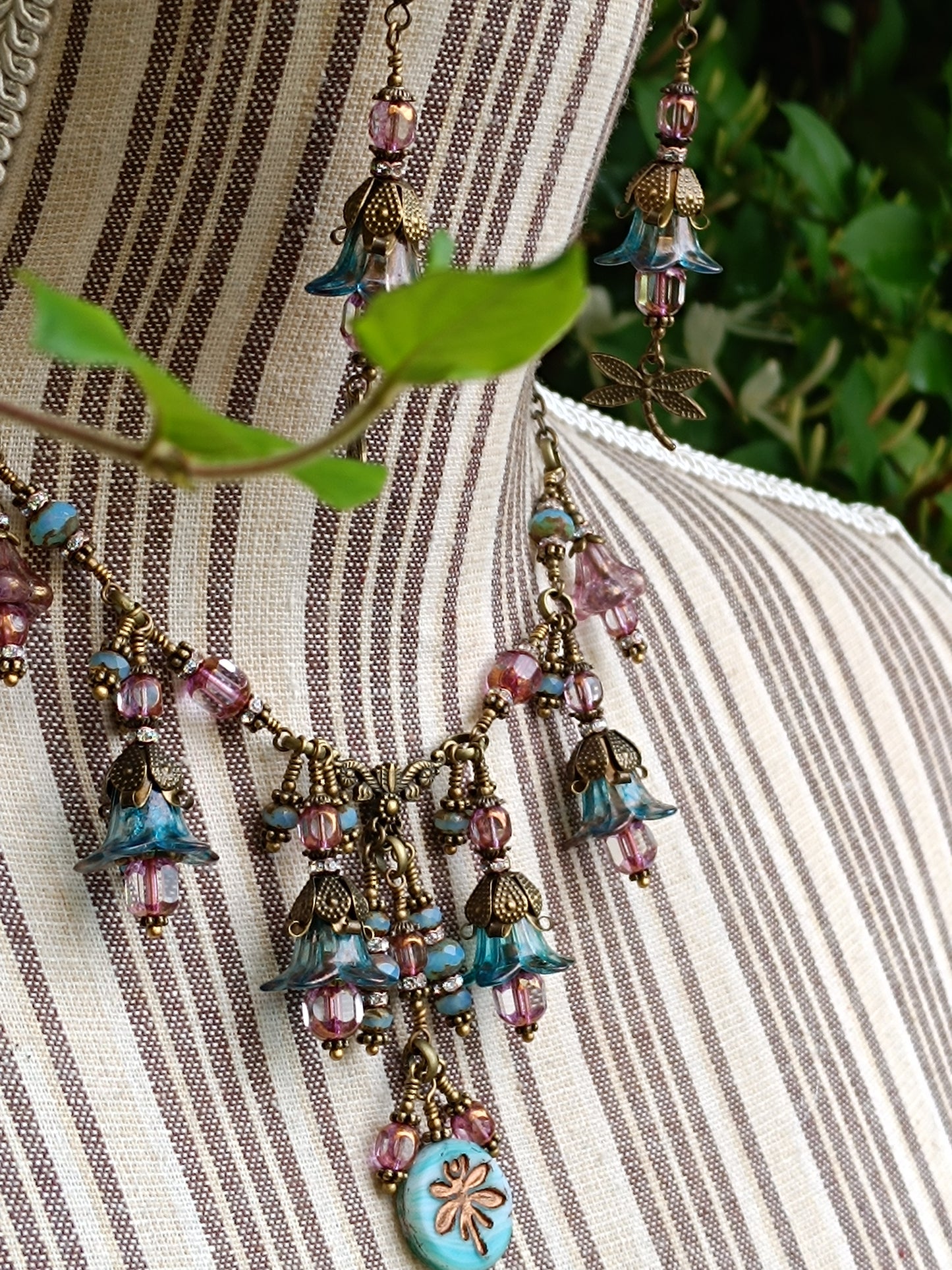 Parure Féerie Botanique – Libellule Enchantée