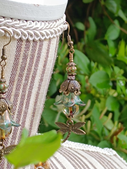 Parure Féérie Botanique – Libellule des Bois Enchantés