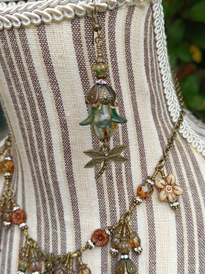 Parure Féérie Botanique – Libellule des Bois Enchantés