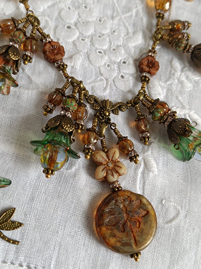 Parure Féérie Botanique – Libellule des Bois Enchantés