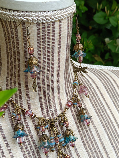 Parure Féerie Botanique – Libellule Enchantée
