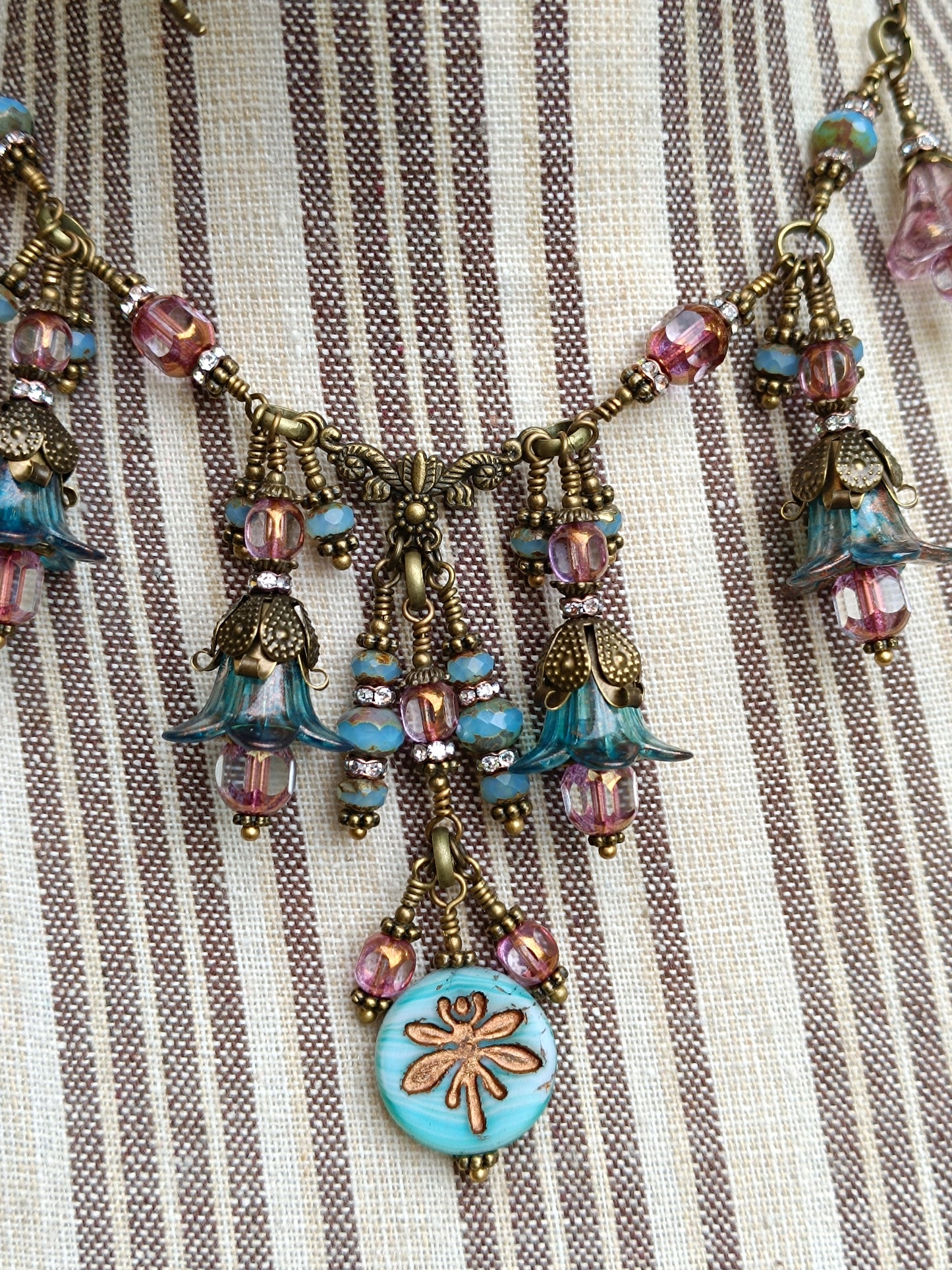 Parure Féerie Botanique – Libellule Enchantée